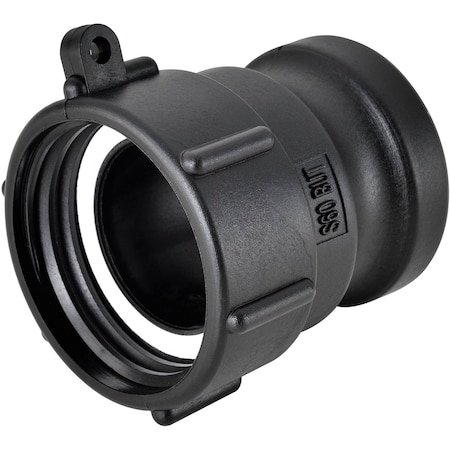 Global Industrial Polypropylene S60x6 Female Buttress x 2 Part A Camlock Adapter 493520